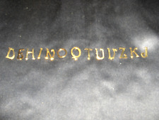 Lettere cifre metallo usato  Como