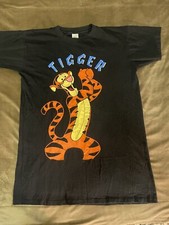 Antigo Anos 90 Disney Estampa Grande TIGRE Dupla Face/Único Costurado TAMANHO ÚNICO SERVE PARA TODOS comprar usado  Enviando para Brazil