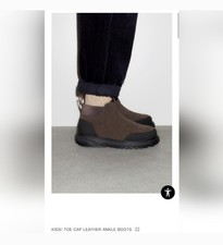 Botas de tornozelo de couro com biqueira Zara Kids. Unissex. Tamanho 12,5 EUA/ 30 EUR comprar usado  Enviando para Brazil