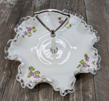 Fenton ruffled silvercrest for sale  Mikado