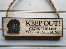 Labradoodle keep sign for sale  WISBECH