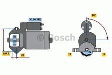 Bosch remanufactured starter for sale  SHEFFIELD