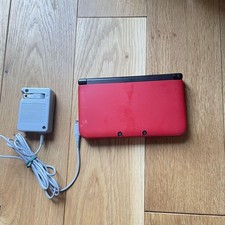 Console Nintendo 3DS XL vermelho × preto SPR-001 redefinição testada com carregador stylus 4GB comprar usado  Enviando para Brazil