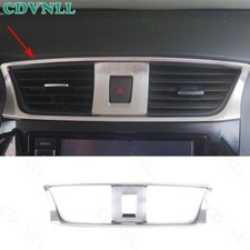Console central de aço prata saída de ar ventilação para Nissan Sentra Sylphy 2013-2019 comprar usado  Enviando para Brazil