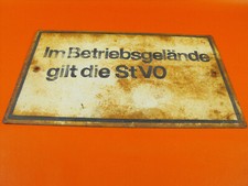 Altes riginales schild gebraucht kaufen  Coswig