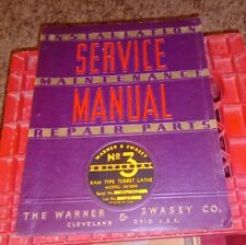 Warner swasey service for sale  Toledo