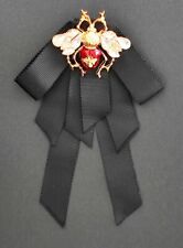 Schleifenbrosche biene strass gebraucht kaufen  Traunreut