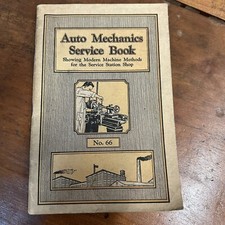 Vintage Auto Mechanics Service Book No 66 South bend Torno Funciona LIMPO comprar usado  Enviando para Brazil