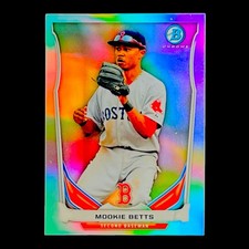 MOOKIE BETTS ROOKIE REFRATOR PRATA HOLO SP Inserção Cromada Bowman Mini - RED SOX comprar usado  Enviando para Brazil