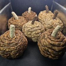 Woven rattan pumpkin for sale  Hilmar