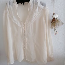 Chiffon bluse creme gebraucht kaufen  Ditzingen