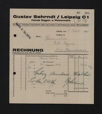 Leipzig rechnung 1936 gebraucht kaufen  Leipzig