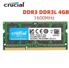 Usado, CRUCIAL DDR3 1600 MHz 4GB PC3-12800 Laptop SODIMM Memory RAM PC3L 4G 1.35V DDR3L comprar usado  Enviando para Brazil