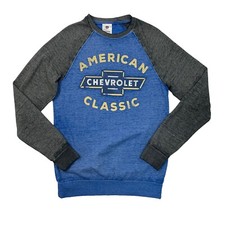 Moletom GM Chevrolet masculino S pequeno americano carros clássicos pulôver de lã Raglan comprar usado  Enviando para Brazil