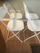 white plastic chair for sale  Lawrenceville