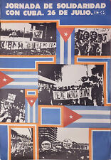 Poster jornada solidaridad usato  Roma