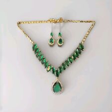 Synthetic emerald teardrop for sale  MUSSELBURGH