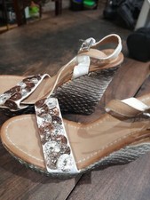 Sandalo donna tacco usato  Carpi
