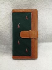 Carteira modelo número verde marrom mancha POLO RALPH LAUREN comprar usado  Enviando para Brazil