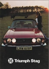 Triumph stag reg for sale  BAGSHOT