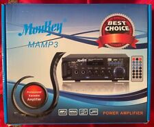 Amplificador Moukey MAMP3 Digital Profesional Karaoke Amplificador 2Ch Bluetooth 100W segunda mano  Embacar hacia Argentina