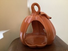 Ceramic pumpkin bird for sale  Lowell