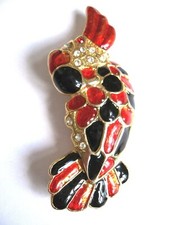 Jolie broche perroquet d'occasion  Brétigny-sur-Orge