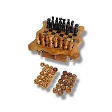 Scacchiera artigianale 21cm usato  Palermo