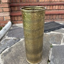 Vintage embossed brass for sale  CAERPHILLY