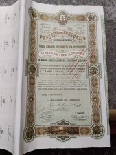 Scripofilia rara azione usato  Verona