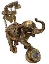 Telefone Elefante Vintage Hollywood Regency Bronze Fundido Pesado - Decorativo/PARA PEÇAS comprar usado  Enviando para Brazil