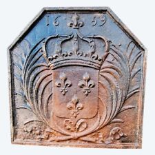Plaque cheminée fonte d'occasion  Mer