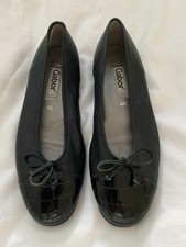 Gabor navy leather for sale  LEEDS