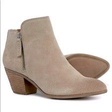 Frye - Mujer Judith Doble Cremallera Gris/Tacón Taupe Botines Talla 8 segunda mano  Embacar hacia Mexico
