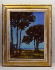 Paysage huile bosquet d'occasion  Mimizan