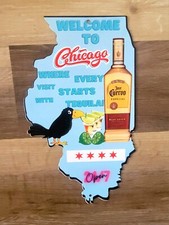 Placa de metal Welcome to Chicago engraçada tequila Jose Cuervo, decoração de bar caverna homem  comprar usado  Enviando para Brazil