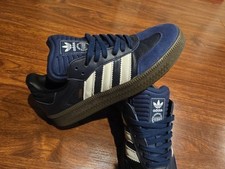 Sapatos casuais masculinos Adidas Originals Samba XLG azul escuro goma USADO IE9179 tamanho 11 comprar usado  Enviando para Brazil