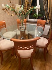 Glass dining table for sale  PINNER