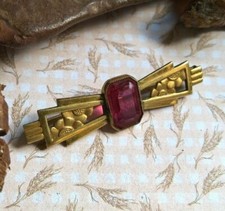 Vintage broche pierre d'occasion  France