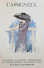 Cassigneul poster original d'occasion  Vanves