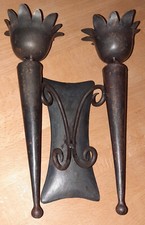 Wandkerzenhalter metall schwar gebraucht kaufen  Gauting