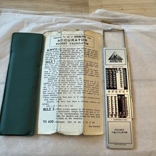 Vintage accurator. pocket for sale  RUISLIP