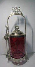 Victorian cranberry art for sale  Lakeport