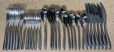 30 peças - Nambe “ BEND ” aço inoxidável brilhante 5 peças configuração de lugar para 6 talheres comprar usado  Enviando para Brazil