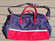 Antiga Bolsa de Lona Tommy Hilfiger Tricolor – Alça de Ombro Destacável Vermelha Wh comprar usado  Enviando para Brazil