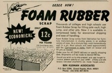 1972 foam rubber for sale  Jacksonville