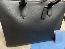 Smythson black briefcase for sale  LONDON