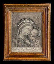 Santino incisione 1700 usato  Ragusa