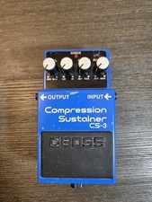 Pedal de efeitos de guitarra Boss CS-3 compressor USADO **Funcionando*** Pedal de guitarra azul , usado comprar usado  Enviando para Brazil