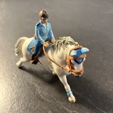 Schleich turnierreiterin pferd gebraucht kaufen  Taufkirchen